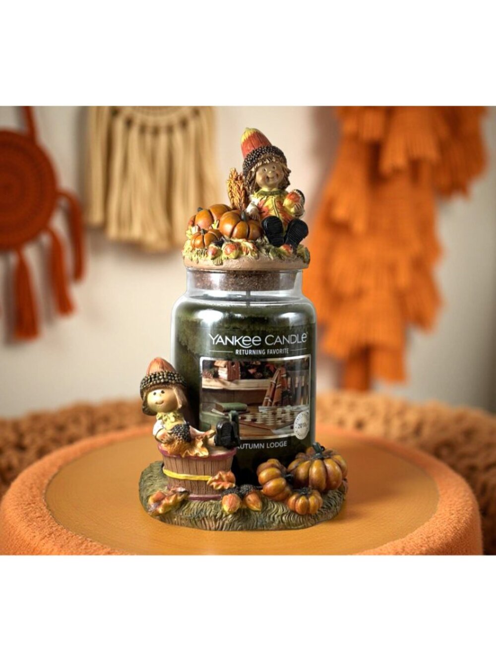 Yankee Candle “Harvest Babies / Nut Baby” Topper & Base | Fall Pumpkin Display S - Picture 10 of 10